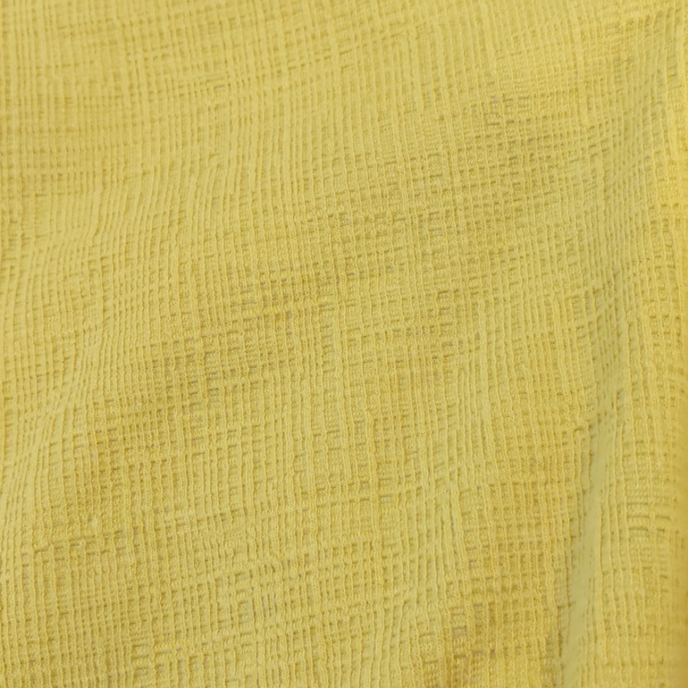 J Crew Soft Mustard Yellow Crop Top Tie XS - Picture 7 of 9